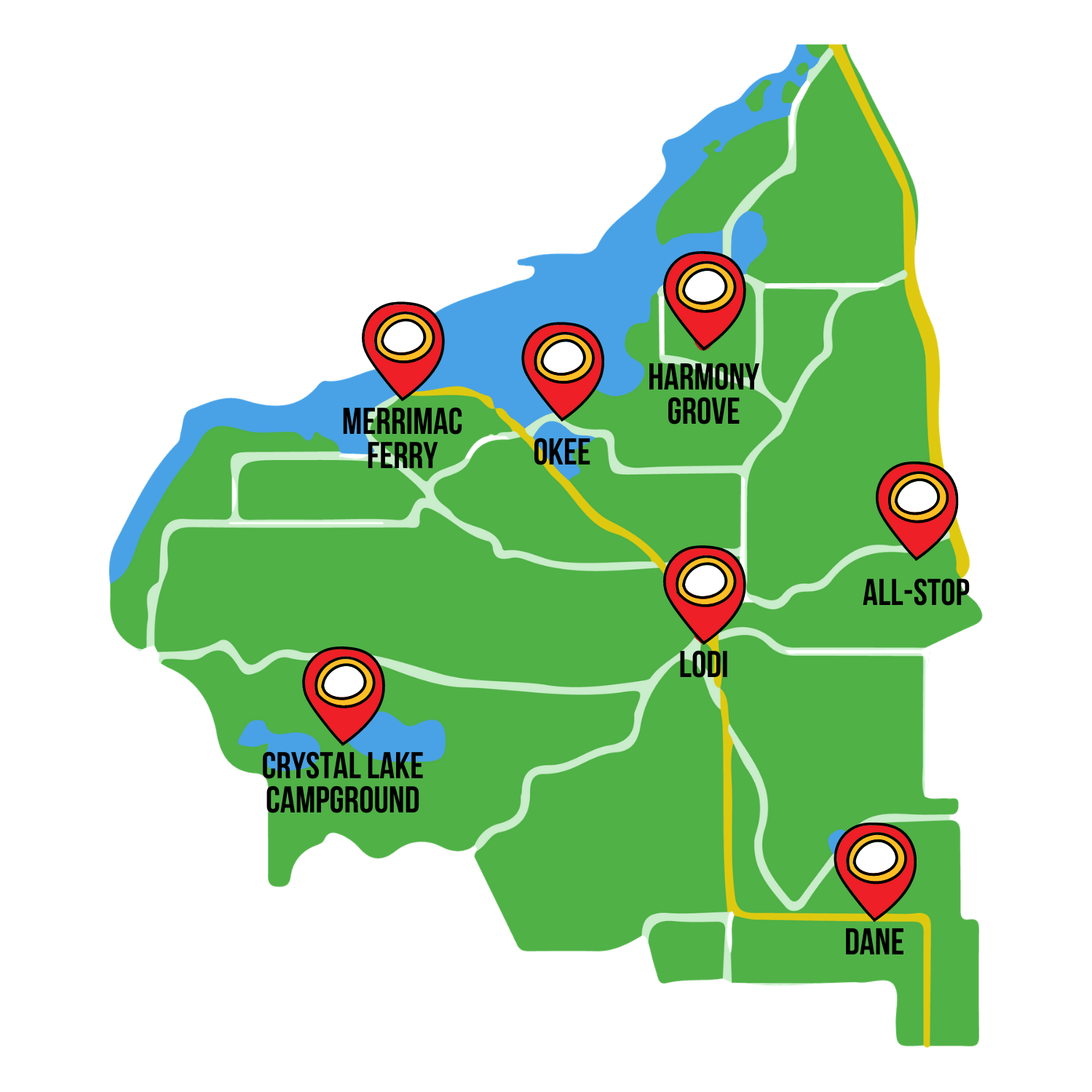 Lodi Delivery Map